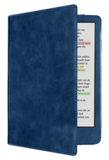 NoXx NoXx Kobo Clara BW Hoesje Leer - Donkerblauw