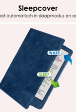 NoXx NoXx Kobo Clara Colour Hoesje Leer - Donkerblauw