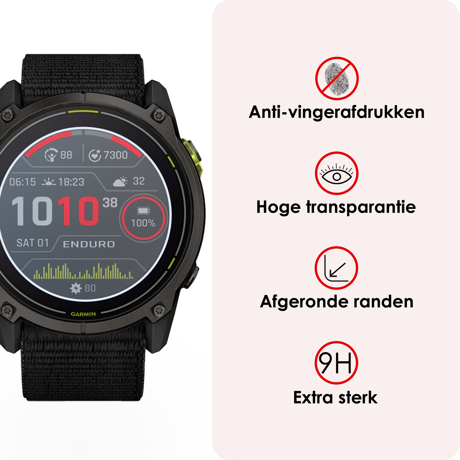 NoXx NoXx Garmin Enduro 3 (51 mm) Screenprotector - 3 PACK