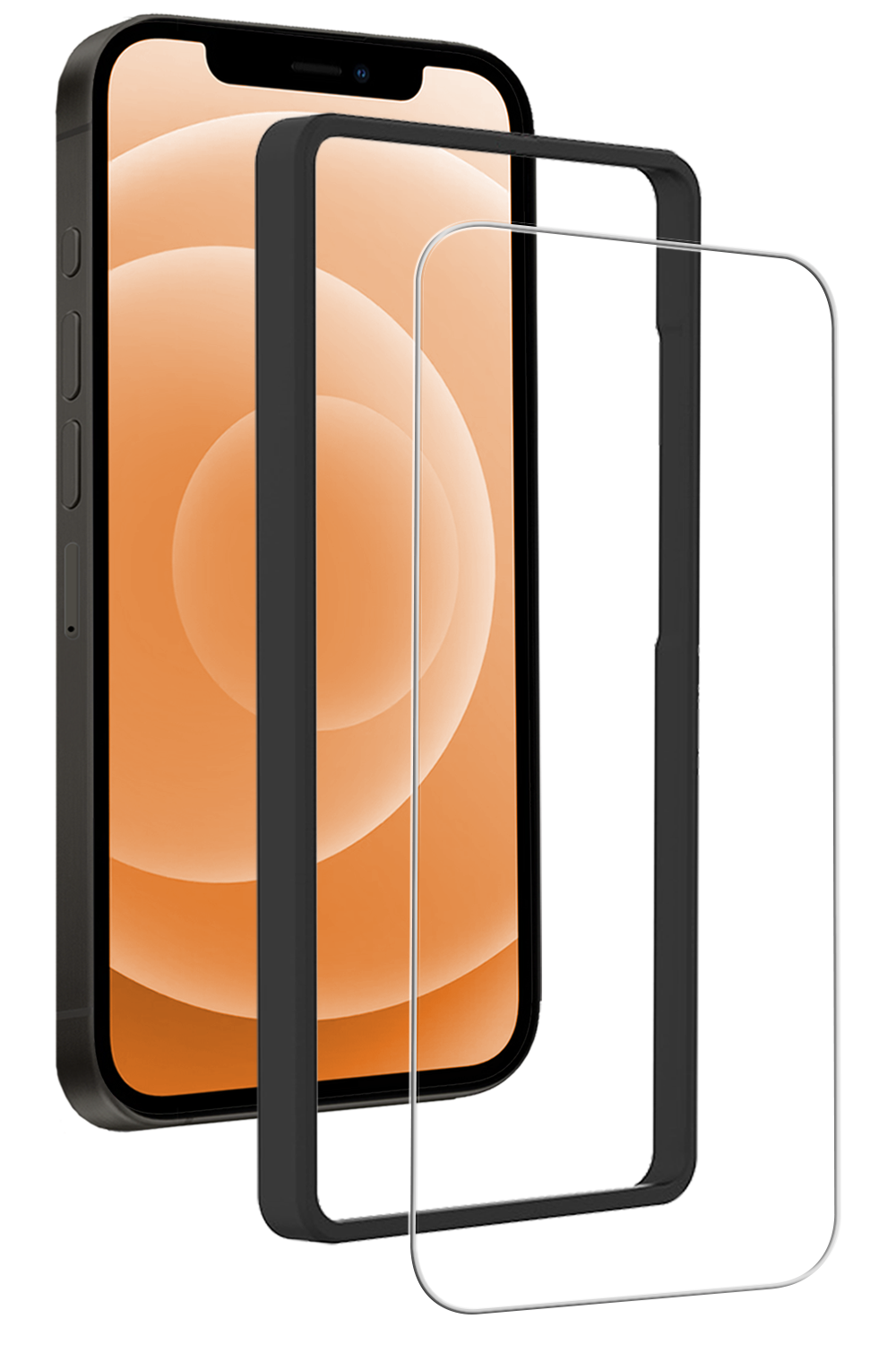 Nomfy Nomfy iPhone 12 Pro Max Screenprotector Met Installatieframe