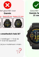 NoXx NoXx Garmin Fenix 8 (51 mm) Screenprotector - 2 PACK