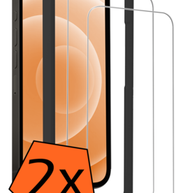Nomfy Nomfy iPhone 12 Mini Screenprotector Met Installatieframe - 2 PACK