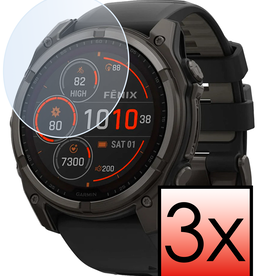 NoXx NoXx Garmin Fenix 8 (47 mm) Screenprotector - 3 PACK
