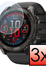 NoXx NoXx Garmin Fenix 8 Solar (47 mm) Screenprotector - 3 PACK