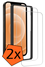 Nomfy Nomfy iPhone 12 Screenprotector Met Installatieframe - 2 PACK