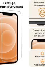 Nomfy Nomfy iPhone 12 Screenprotector Met Installatieframe - 2 PACK