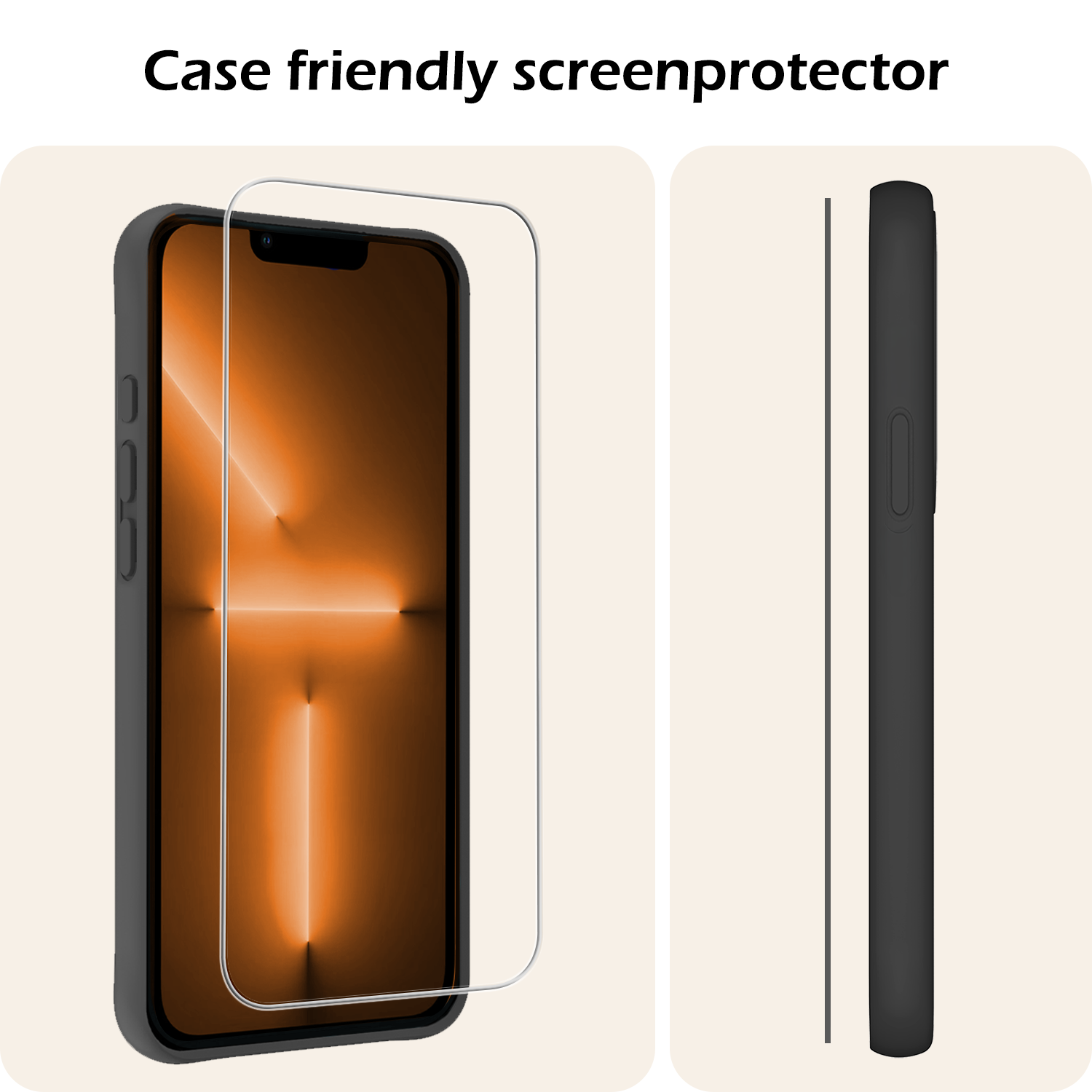 Nomfy Nomfy iPhone 13 Pro Max Screenprotector Met Installatieframe - 3 PACK