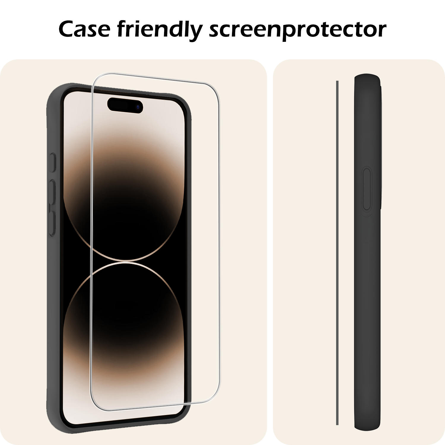 Nomfy Nomfy iPhone 14 Pro Screenprotector Met Installatieframe - 2 PACK