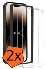 Nomfy Nomfy iPhone 14 Plus Screenprotector Met Installatieframe - 2 PACK