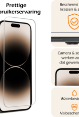 Nomfy Nomfy iPhone 14 Screenprotector Met Installatieframe - 3 PACK