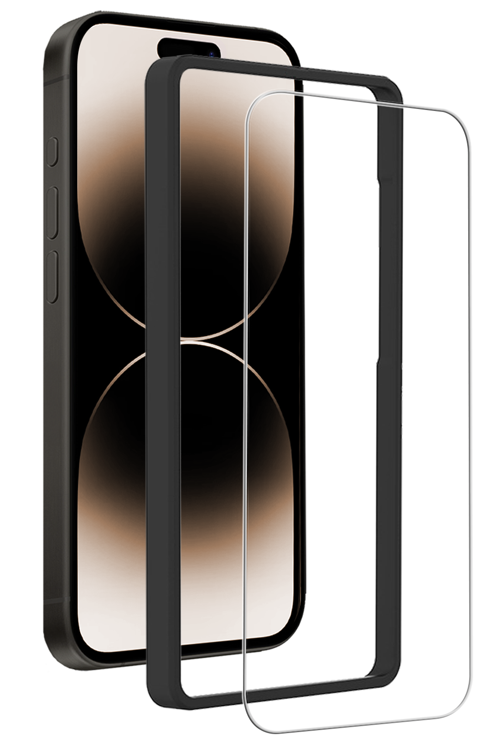 Nomfy Nomfy iPhone 14 Screenprotector Met Installatieframe
