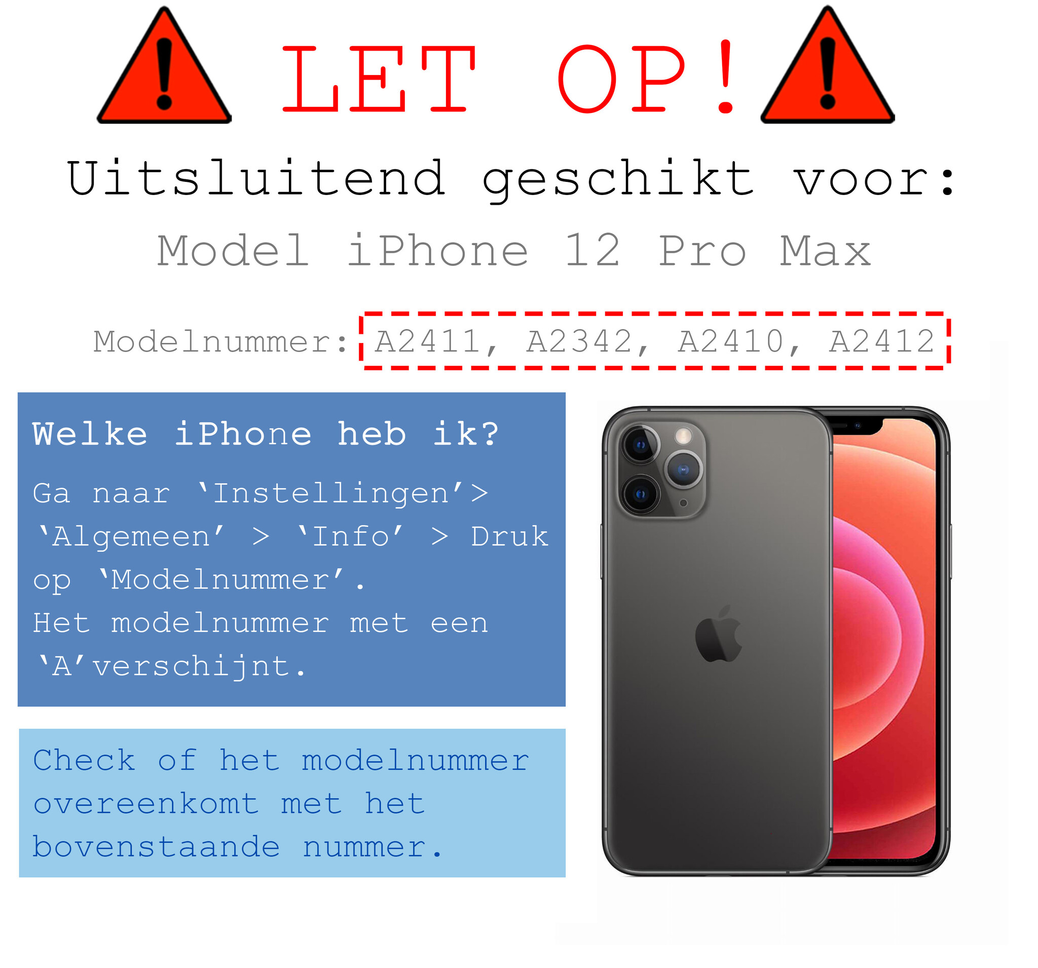 NoXx NoXx iPhone 12 Pro Screenprotector Met Installatieframe - 3 PACK