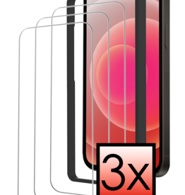 NoXx NoXx iPhone 12 Pro Screenprotector Met Installatieframe - 3 PACK