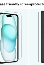 Forterra Forterra iPhone 15 Screenprotector Met Installatieframe - 2 PACK