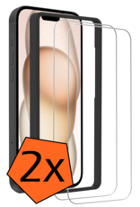 Nomfy Nomfy iPhone 15 Pro Screenprotector Met Installatieframe - 2 PACK