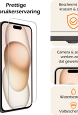 Nomfy Nomfy iPhone 15 Pro Screenprotector Met Installatieframe - 2 PACK