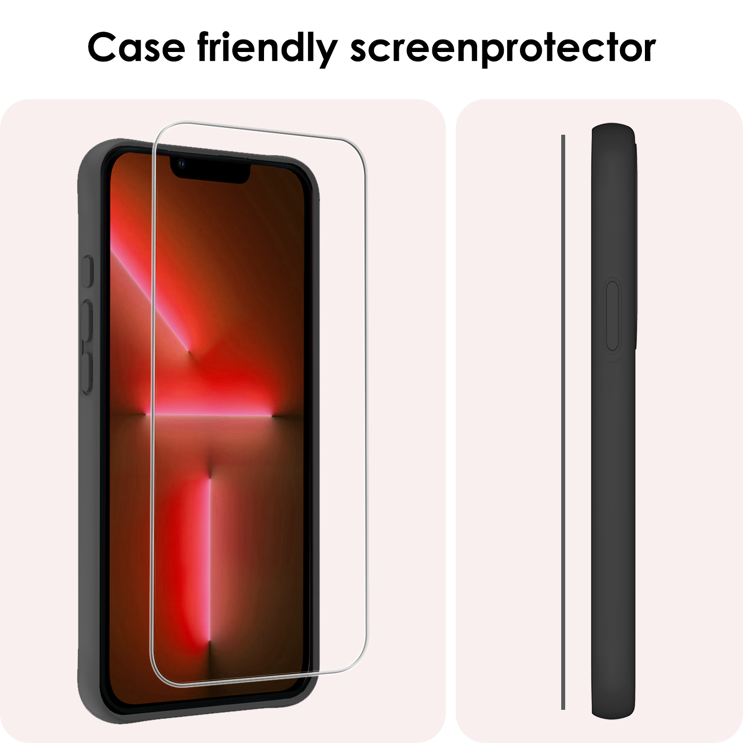 NoXx NoXx iPhone 13 Mini Screenprotector Met Installatieframe - 3 PACK
