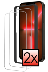 NoXx NoXx iPhone 13 Mini Screenprotector Met Installatieframe - 2 PACK
