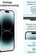Forterra Forterra iPhone 14 Screenprotector Met Installatieframe - 2 PACK