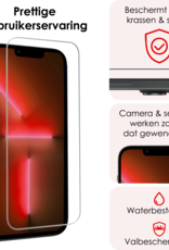 NoXx NoXx iPhone 13 Screenprotector Met Installatieframe - 2 PACK
