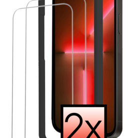 NoXx NoXx iPhone 13 Screenprotector Met Installatieframe - 2 PACK