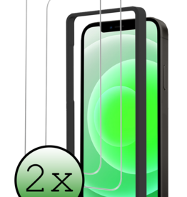 BASEY. BASEY. iPhone 12 Mini Screenprotector Met Installatieframe - 2 PACK