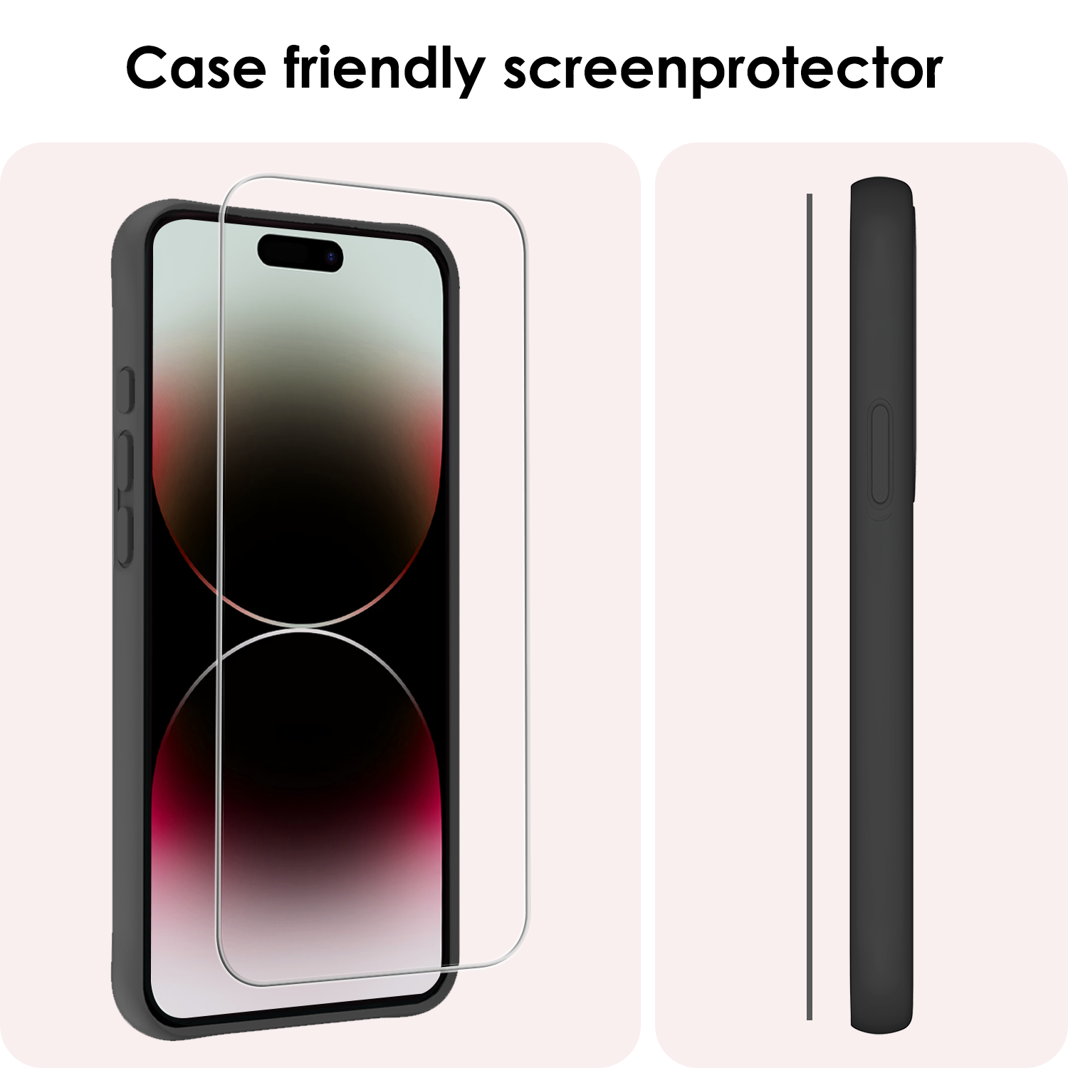 NoXx NoXx iPhone 14 Pro Max Screenprotector Met Installatieframe - 3 PACK