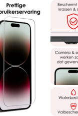 NoXx NoXx iPhone 14 Pro Max Screenprotector Met Installatieframe - 2 PACK