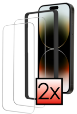 NoXx NoXx iPhone 14 Pro Max Screenprotector Met Installatieframe - 2 PACK