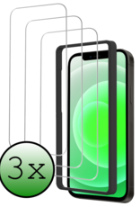 BASEY. BASEY. iPhone 12 Screenprotector Met Installatieframe - 3 PACK