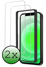 BASEY. BASEY. iPhone 12 Screenprotector Met Installatieframe - 2 PACK