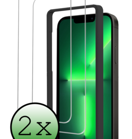 BASEY. BASEY. iPhone 13 Screenprotector Met Installatieframe - 2 PACK