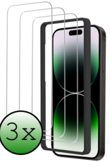 BASEY. BASEY. iPhone 14 Pro Max Screenprotector Met Installatieframe - 3 PACK