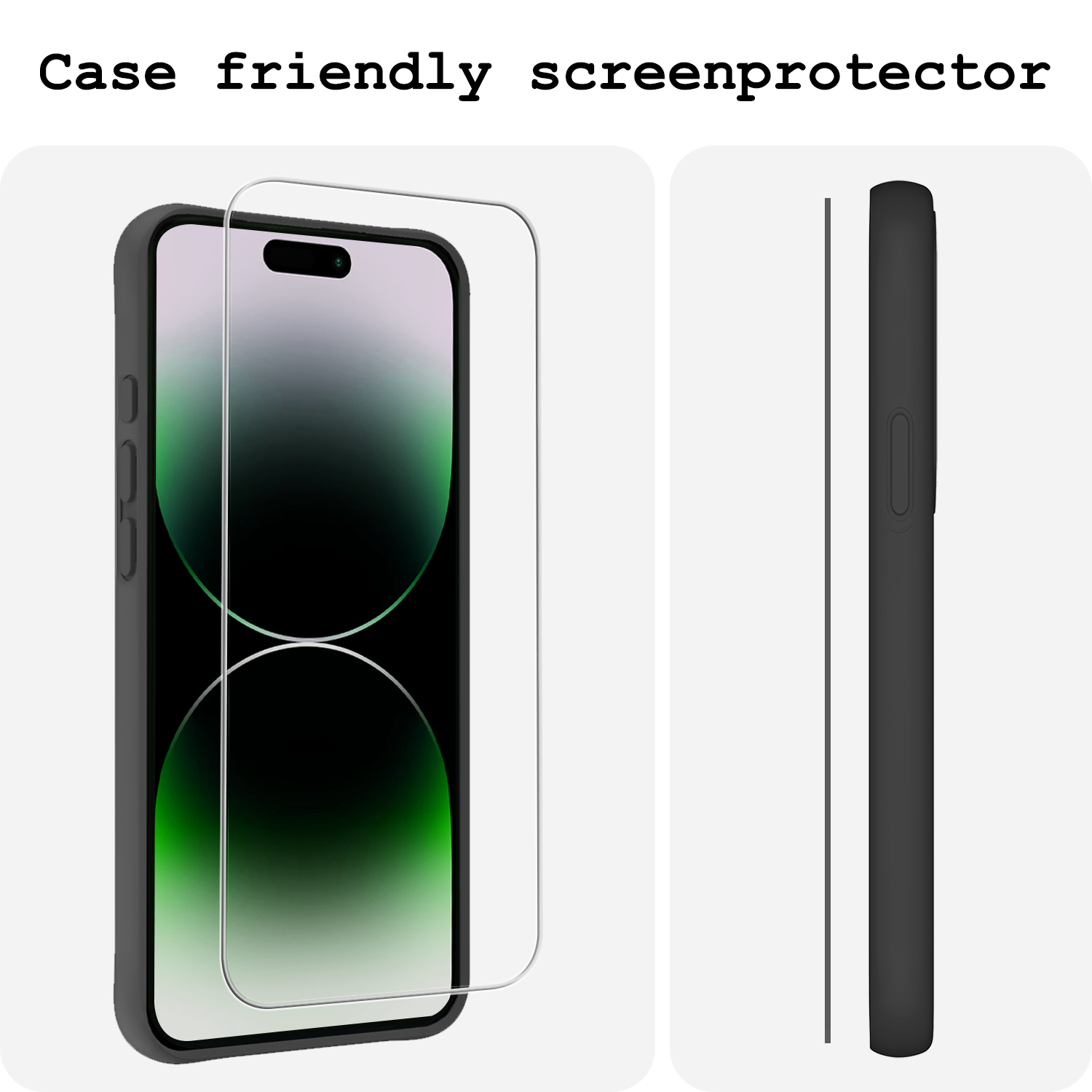 BASEY. BASEY. iPhone 14 Pro Max Screenprotector Met Installatieframe - 3 PACK