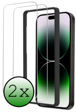 BASEY. BASEY. iPhone 14 Pro Max Screenprotector Met Installatieframe - 2 PACK