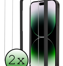 BASEY. BASEY. iPhone 14 Pro Max Screenprotector Met Installatieframe - 2 PACK