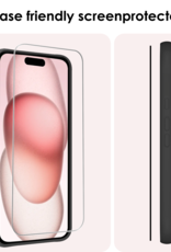 NoXx NoXx iPhone 15 Screenprotector Met Installatieframe - 3 PACK