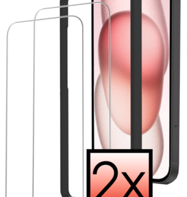 NoXx NoXx iPhone 15 Screenprotector Met Installatieframe - 2 PACK
