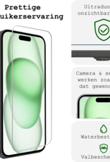 BASEY. BASEY. iPhone 15 Plus Screenprotector Met Installatieframe - 2 PACK