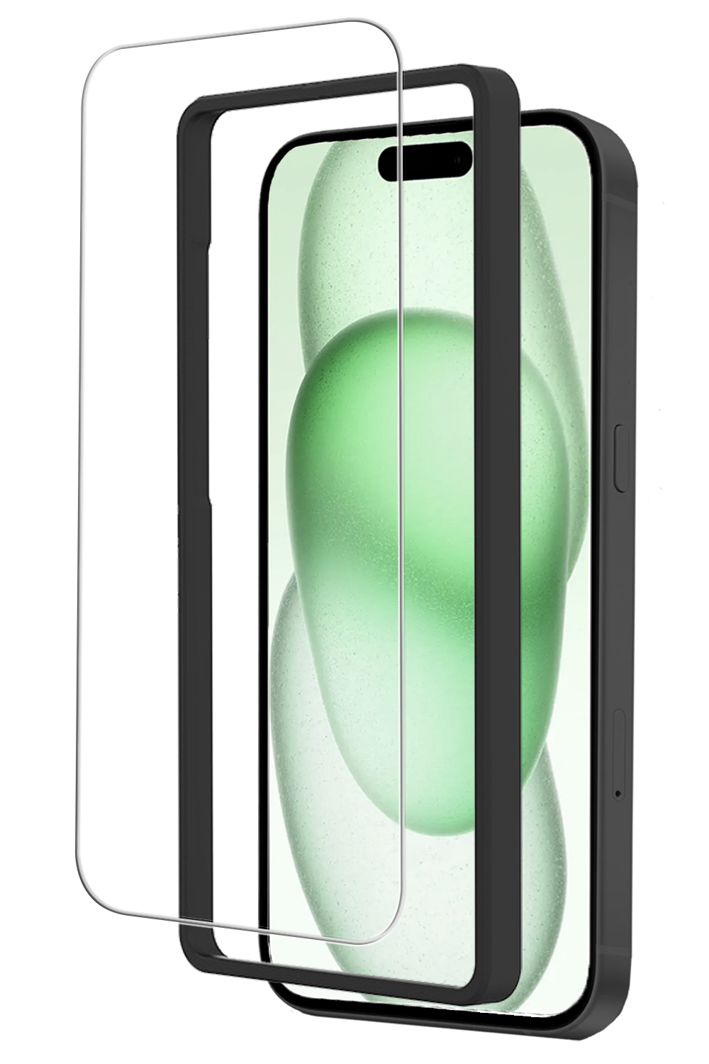 BASEY. BASEY. iPhone 15 Screenprotector Met Installatieframe