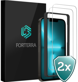 Forterra Forterra iPhone 13 Pro Screenprotector Met Installatieframe - 2 PACK