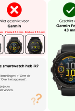 Nomfy Nomfy Garmin Fenix 8 (43 mm) Screenprotector