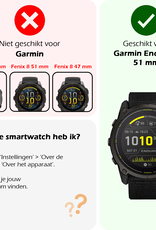 Nomfy Nomfy Garmin Enduro 3 (51 mm) Screenprotector
