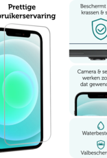 Forterra Forterra iPhone 12 Screenprotector Met Installatieframe