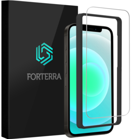 Forterra Forterra iPhone 12 Mini Screenprotector Met Installatieframe
