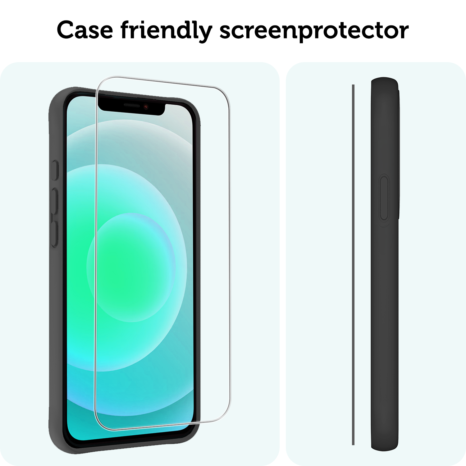 Forterra Forterra iPhone 12 Mini Screenprotector Met Installatieframe - 2 PACK