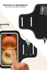 Nomfy Nomfy Hardloop Telefoonhouder 6.5 inch - Zwart