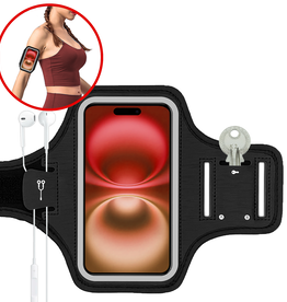 NoXx NoXx Hardloop Telefoonhouder 6.5 inch - Zwart