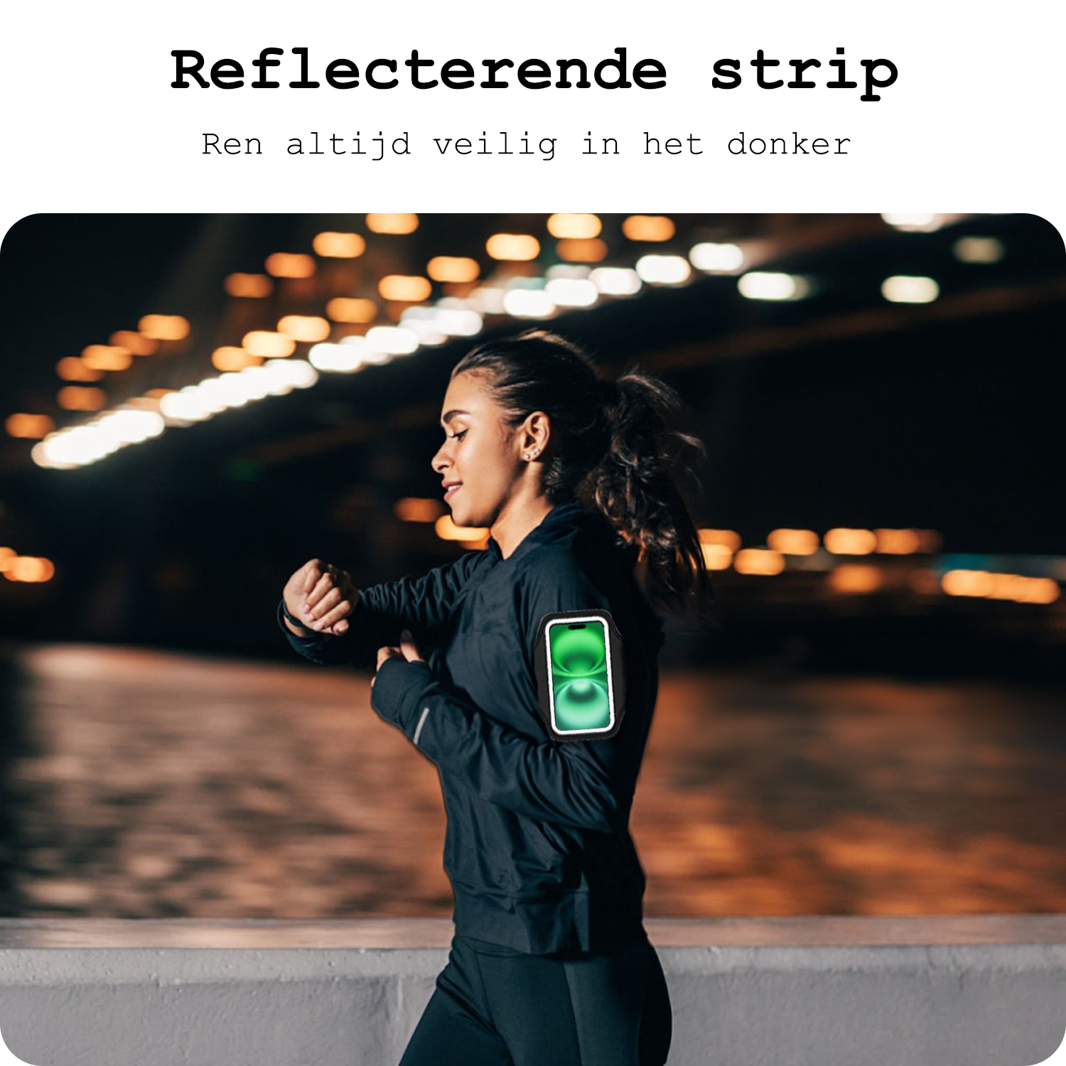 BASEY. BASEY. Hardloop Telefoonhouder 6.5 inch - Zwart