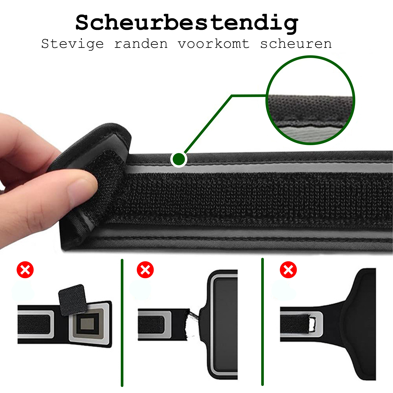 BASEY. BASEY. Hardloop Telefoonhouder 6.8 inch - Zwart